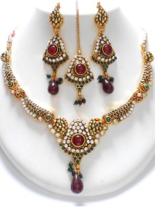 Polki Necklace Set